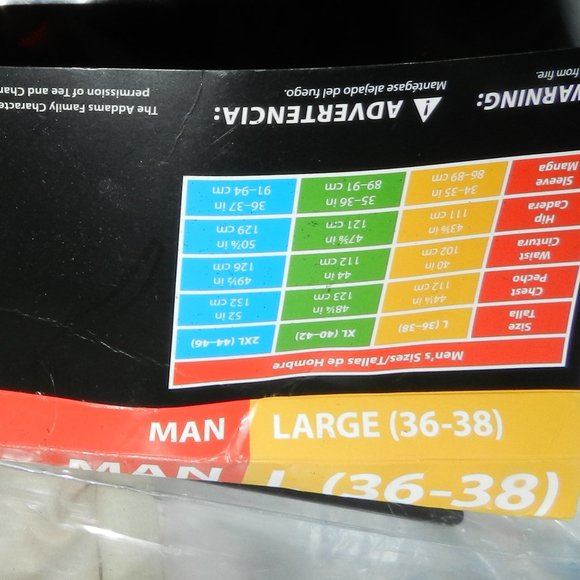 Deluxe Gomez The Addams Family Costume Mens size 36-38 NWT 🆕SHIPS FAST😮‍💨⚡🚚 - Picture 10 of 16